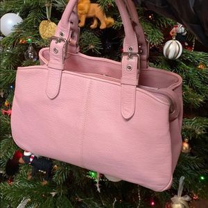 Pink Leather Dooney and Bourke Shoulder Bag